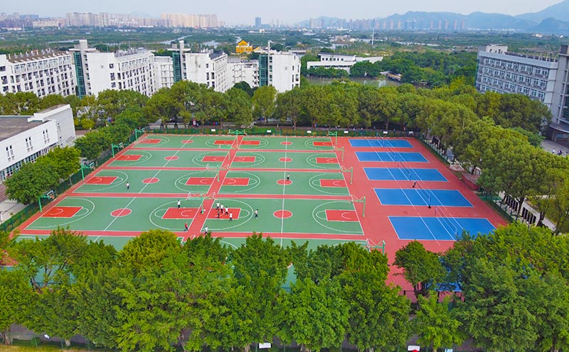 塑膠籃球場(chǎng)地